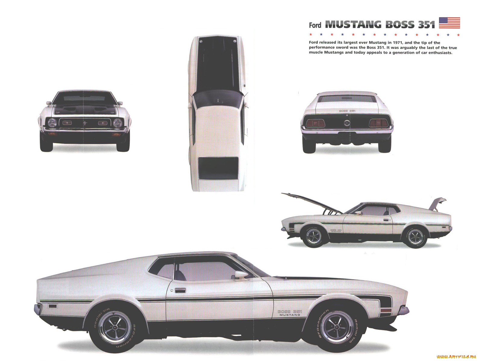 ford, mustang, boss, 351, 